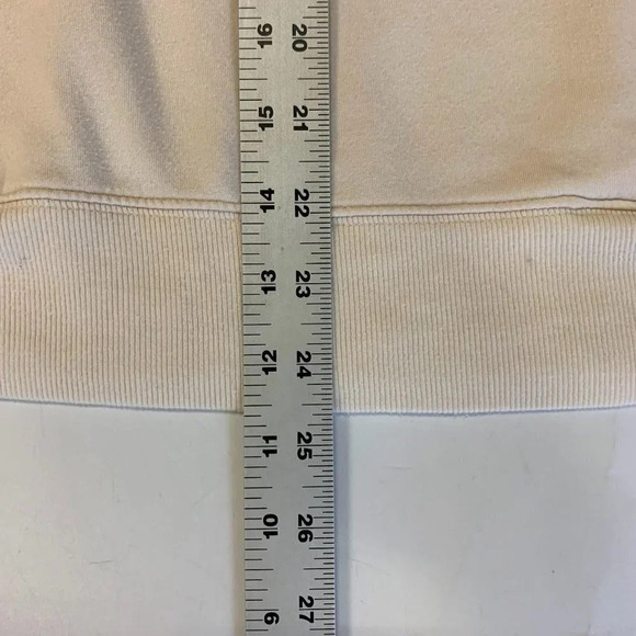 Athleta Women's Balance Cinch Turtleneck Sweatshirt in Chantilly Cream Size S - Picture 11 of 11